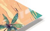 Boho Beach Aesthetic | Handcrafted Tropical Art HD Metal print