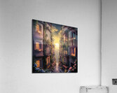Ethereal Ancient Neighborhoods Unveiled Acrylic Print