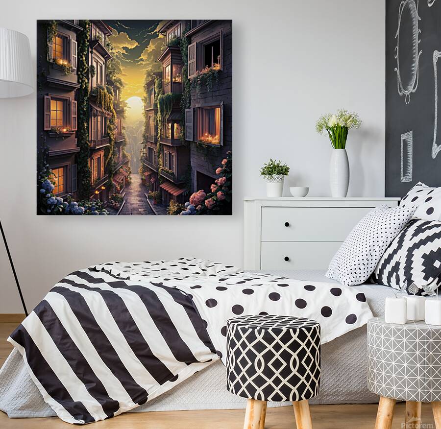 Ethereal Ancient Neighborhoods Unveiled Reproduction