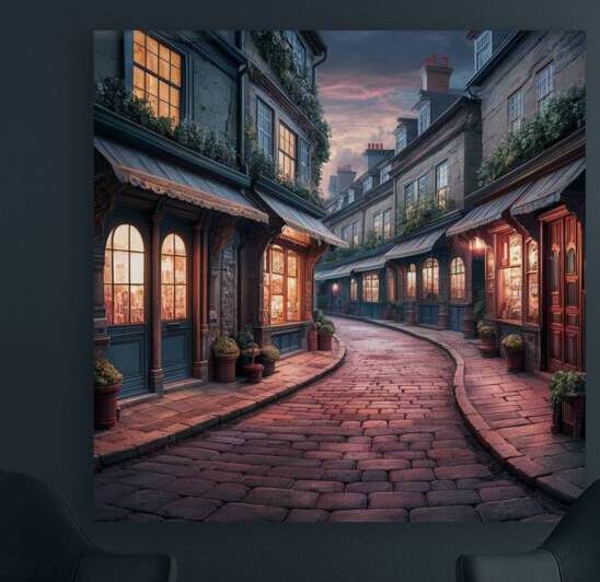 Magical Old Street Scene by agha