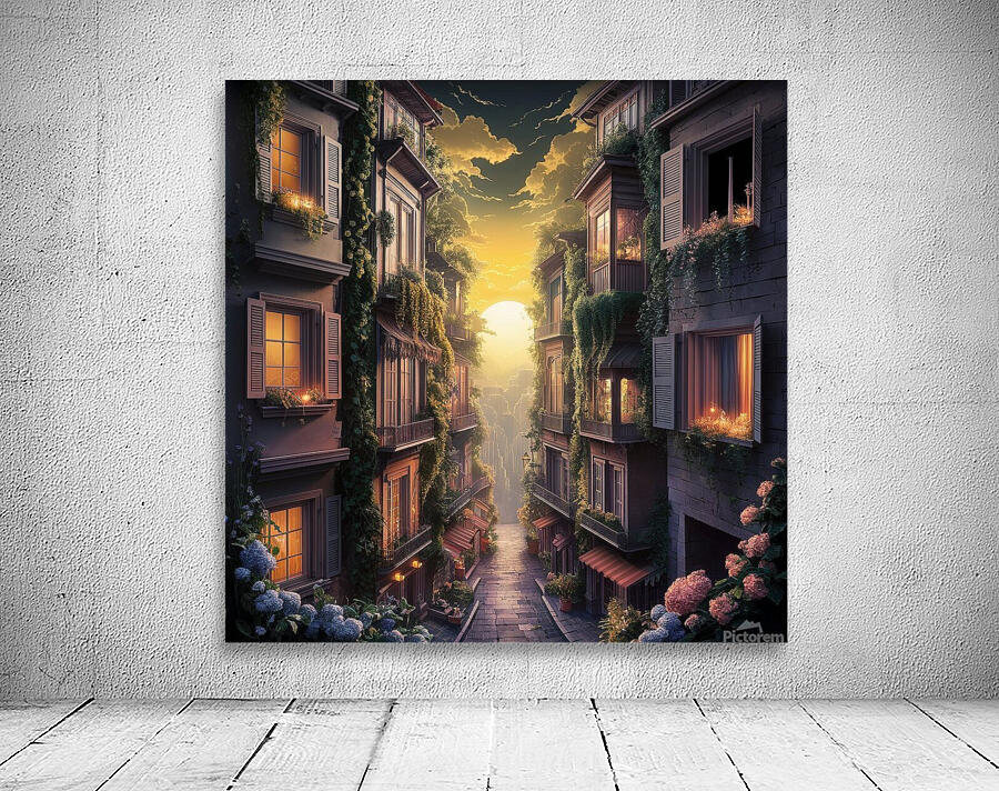 Ethereal Ancient Neighborhoods Unveiled Wall Preview