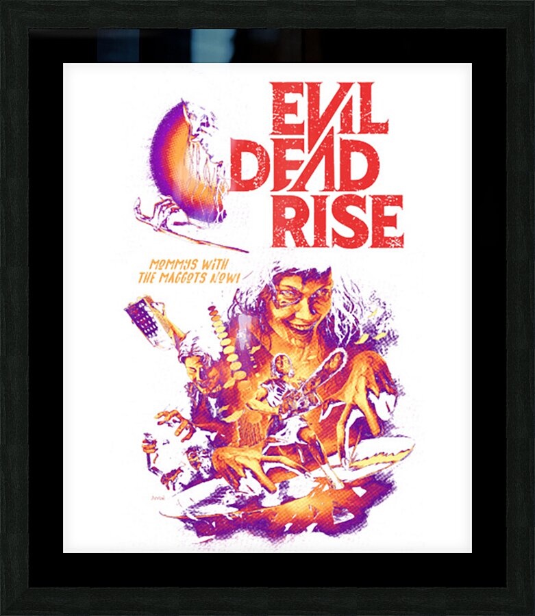 evil dead 10 Picture Frame print