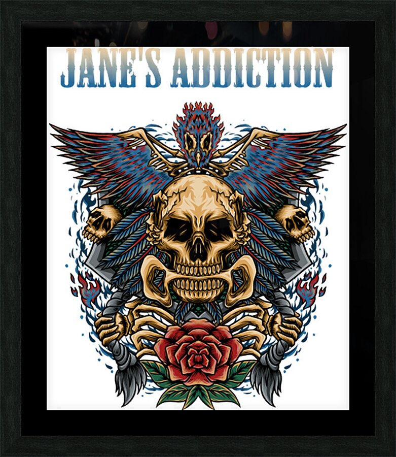 JANES ADDICTION 8 Picture Frame print