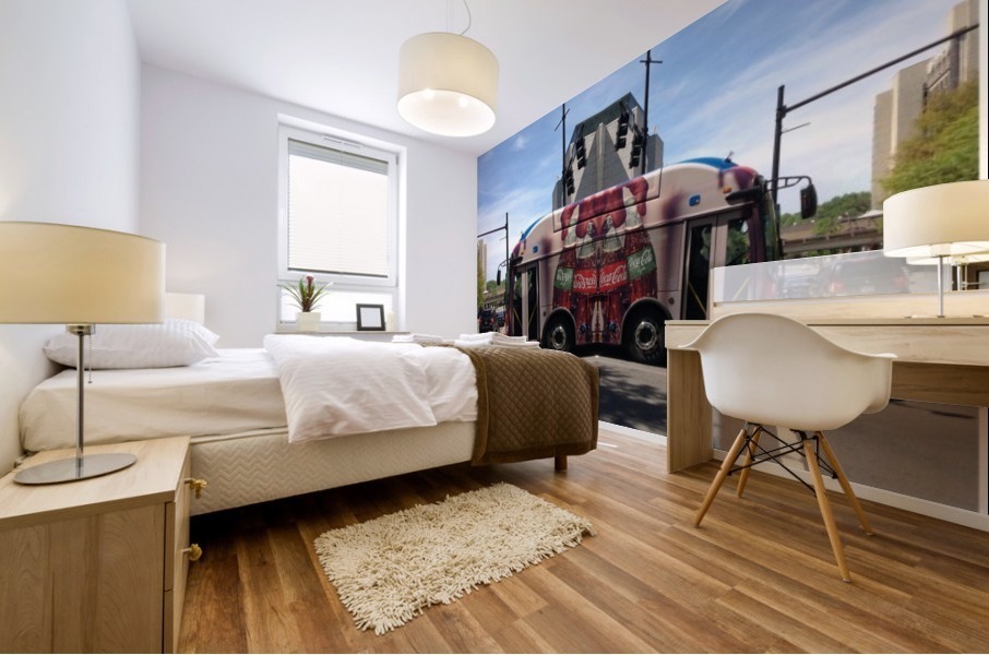Quantum Bus Mural print