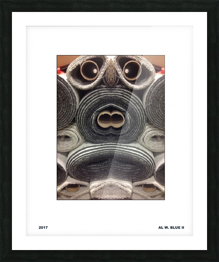 Carpet Roles Picture Frame print