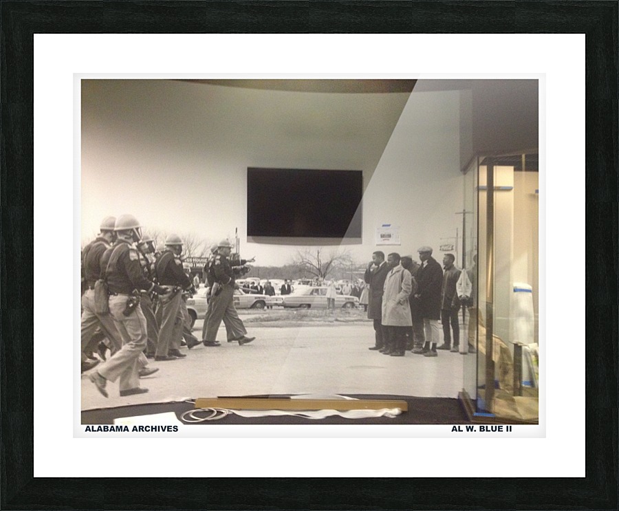 Past Meet Present Picture Frame print