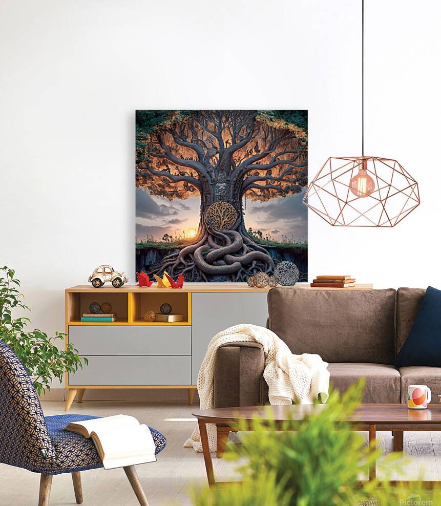 a breathtaking detailed design of the tree of lif Reproduction