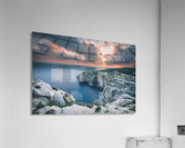 Blue Grotto Sunset Acrylic Print