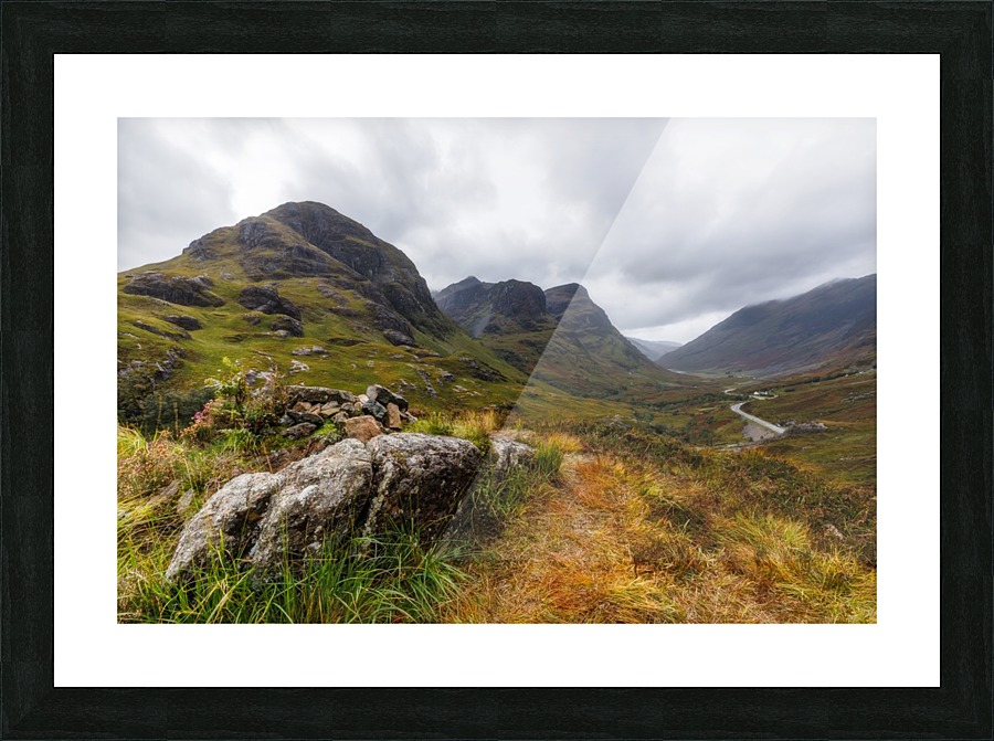Glencoe three sisters Picture Frame print