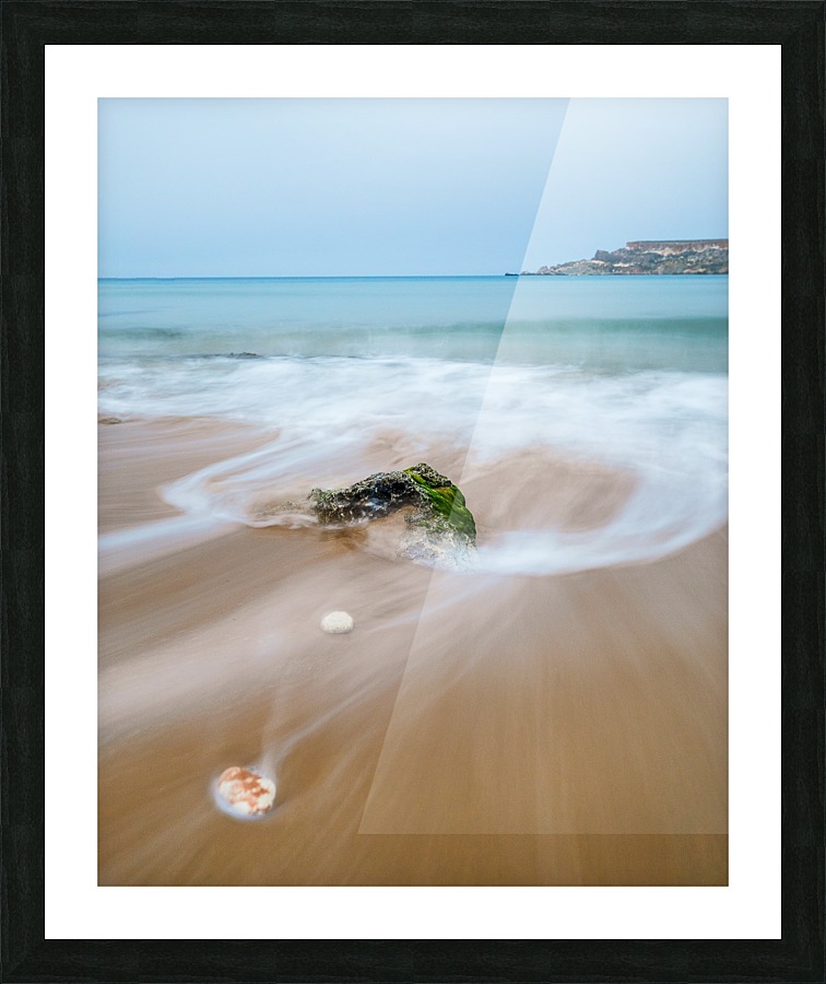 Sand & Rocks Picture Frame print