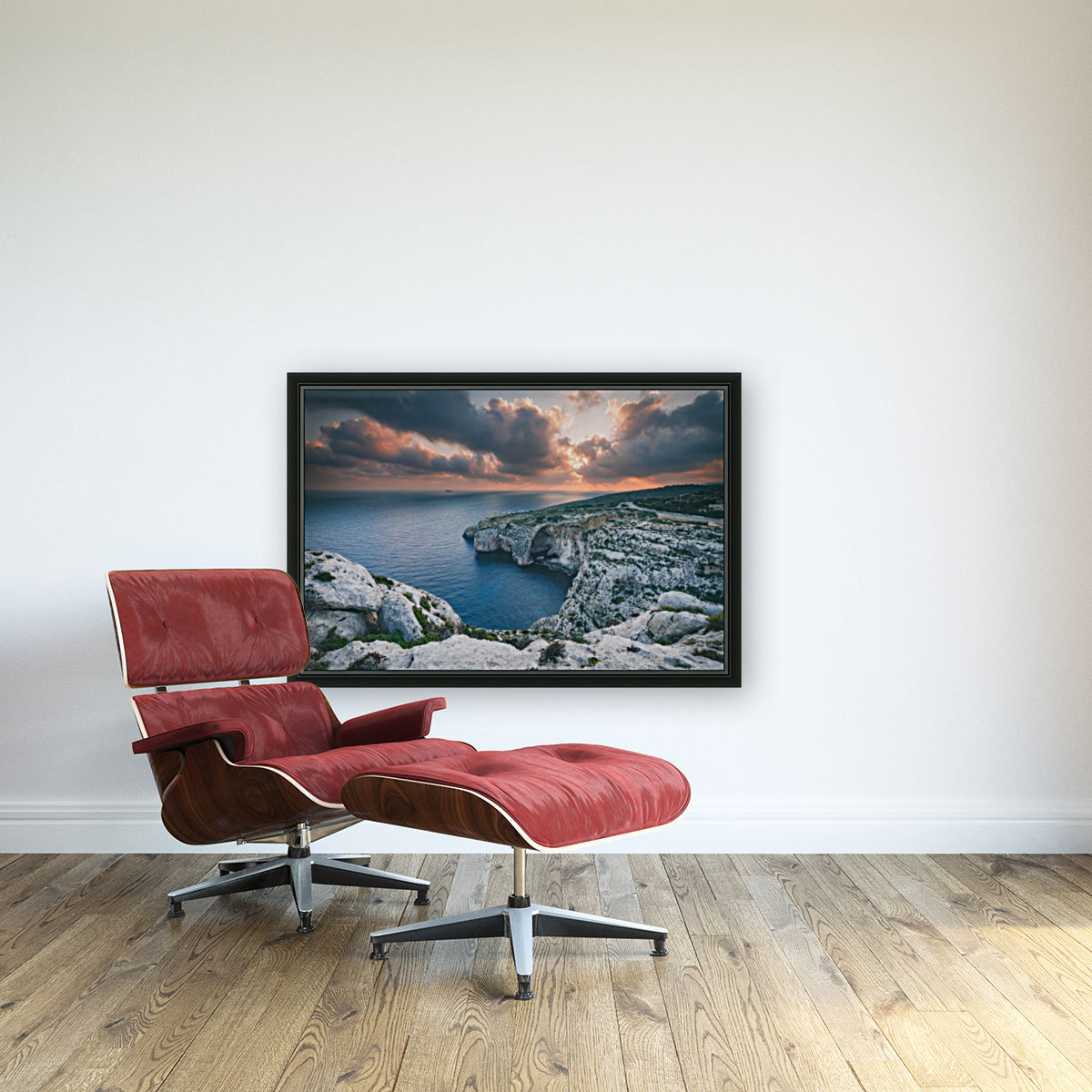 Blue Grotto Sunset Reproduction