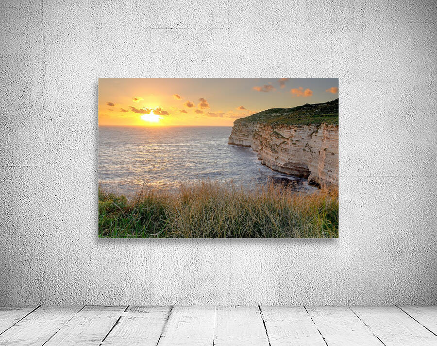 White cliffs Malta landscape Wall Preview