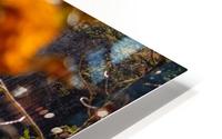 Through the trees HD Metal print