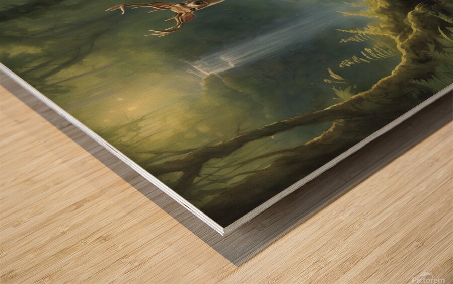 Twilight Symphony: A Journey Through Natures Canvas 3 Wood print