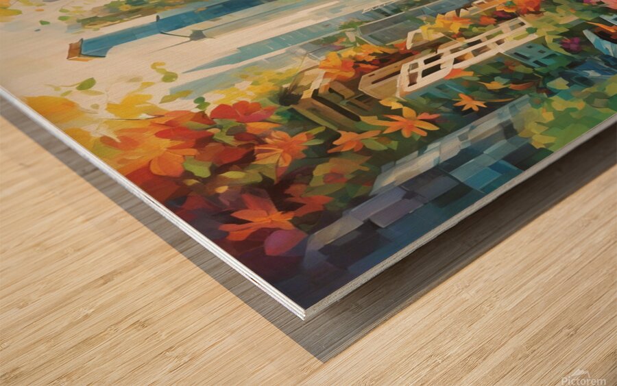 Twilight Symphony: A Journey Through Natures Canvas 5 Wood print