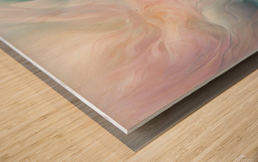 Transient Whispers: A Symphony of Ephemeral Beauty 1 Wood print