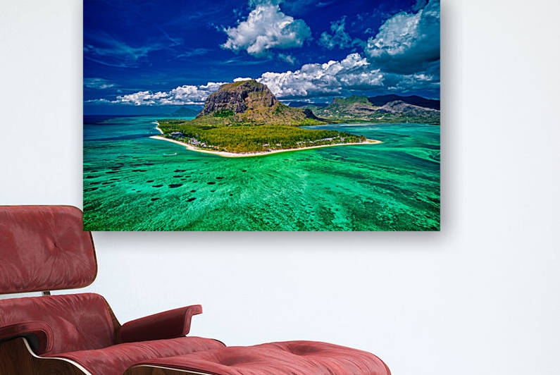 Le Morne Mountain & Beach Mauritius by Mozafar Aukin