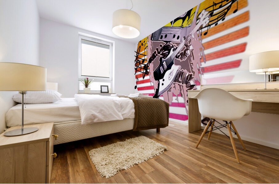 johnny cash 11 Mural print