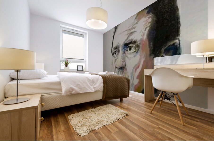 johnny cash 13 Mural print