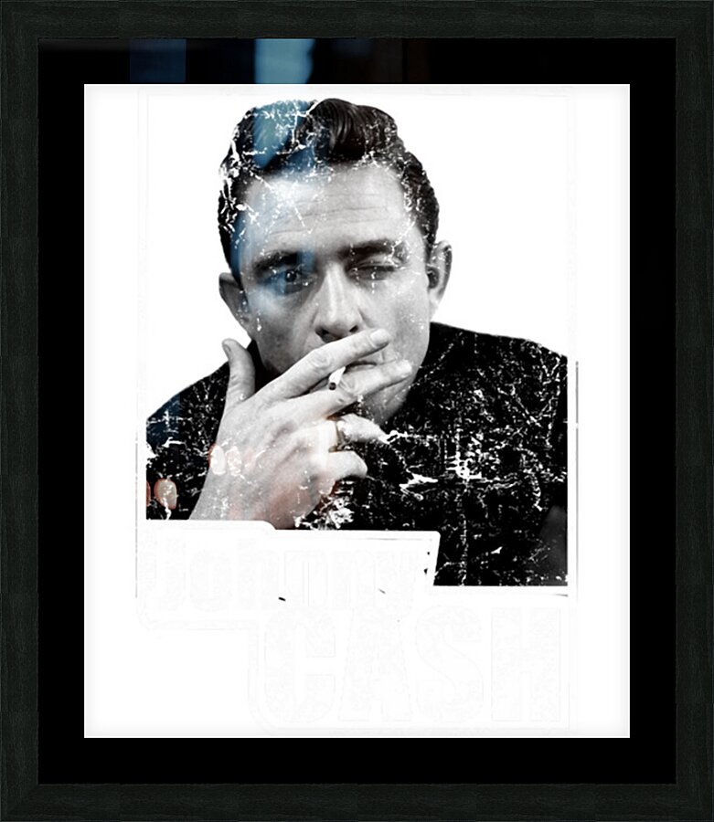 johnny cash 14 Picture Frame print