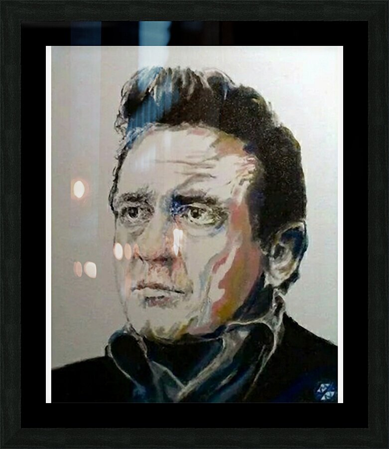 johnny cash 13 Picture Frame print