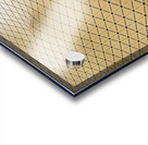 A mesmerizing golden patterned surface that appea Acrylic print