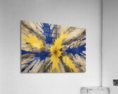 An explosive abstract masterpiece Acrylic Print