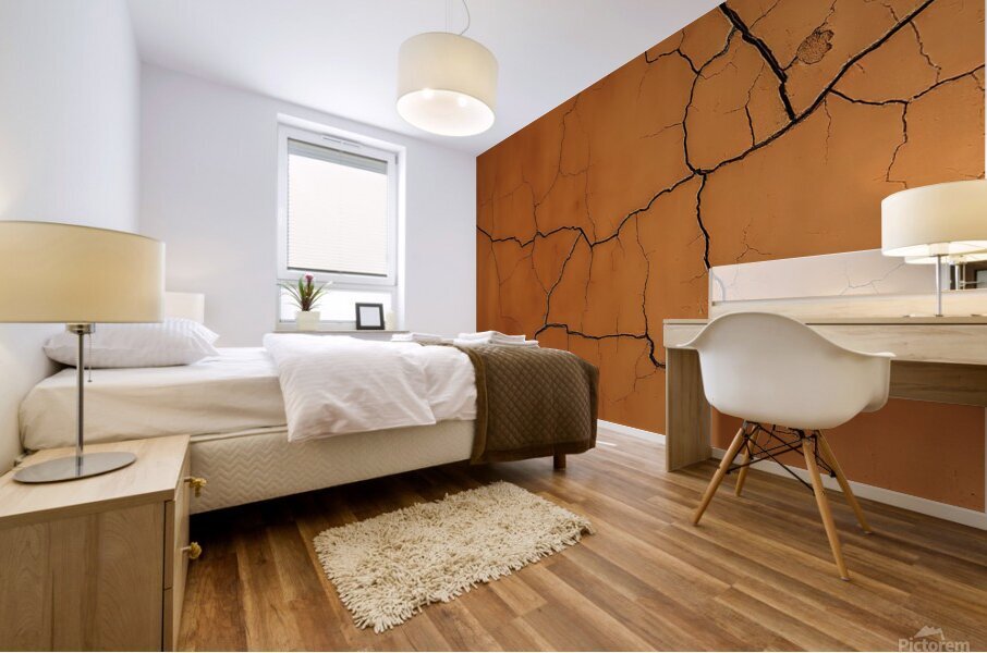 a weathered rustic texture 1 Mural print