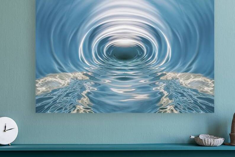 aquatic scene featuring an expansive body of clea by Raluca Ciobanu