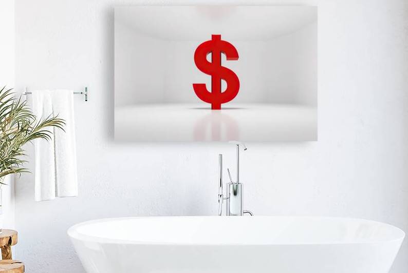 striking image of a large dollar sign 2 by Raluca Ciobanu
