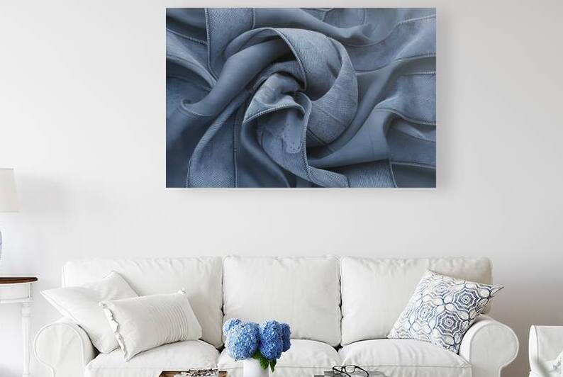 a denim blue background texture 1 by Raluca Ciobanu