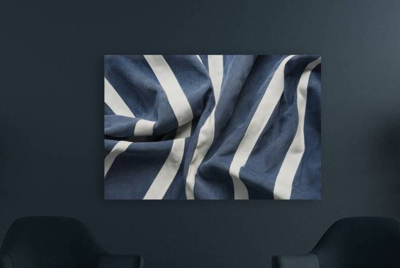 A stunning close up image of blue denim jeans wit by Raluca Ciobanu
