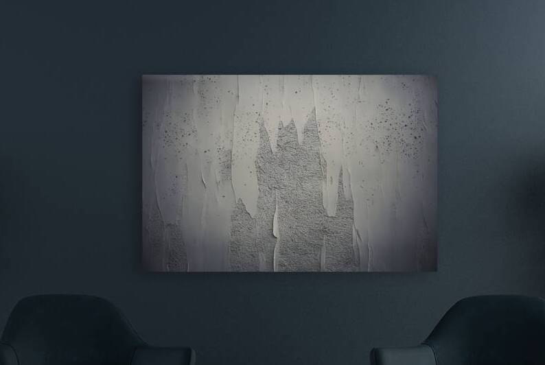 A striking monochromatic artwork featuring a text by Raluca Ciobanu