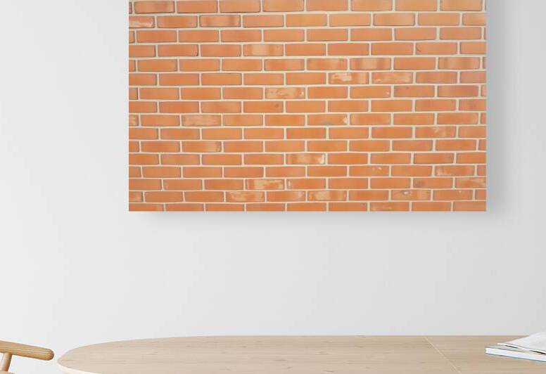 A striking and intricate close up of a red brick by Raluca Ciobanu