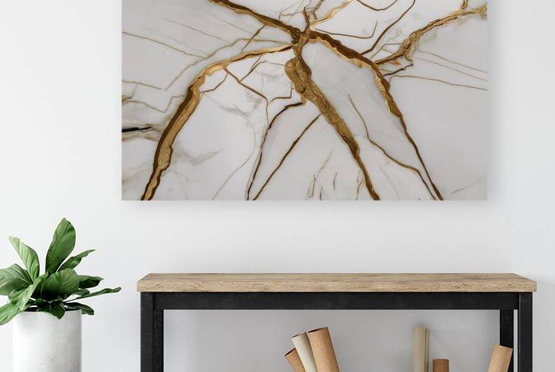 A stunning photograph of a luxurious marble floor by Raluca Ciobanu