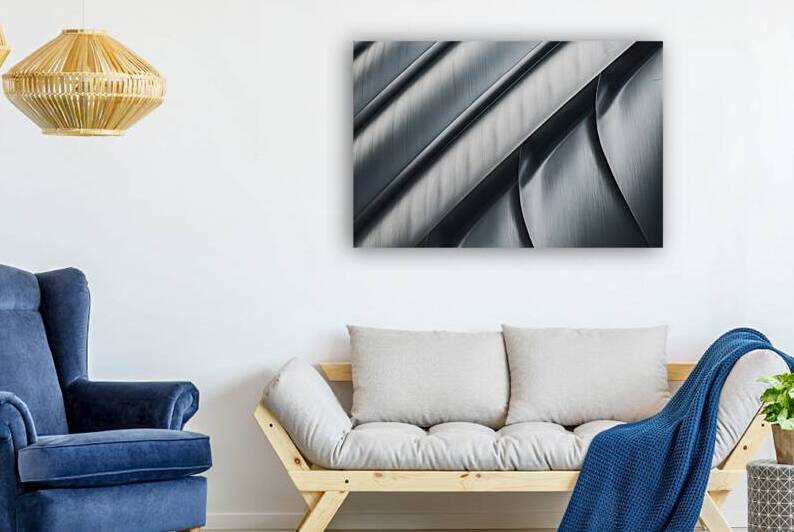 A stunning high resolution image of a brushed met by Raluca Ciobanu