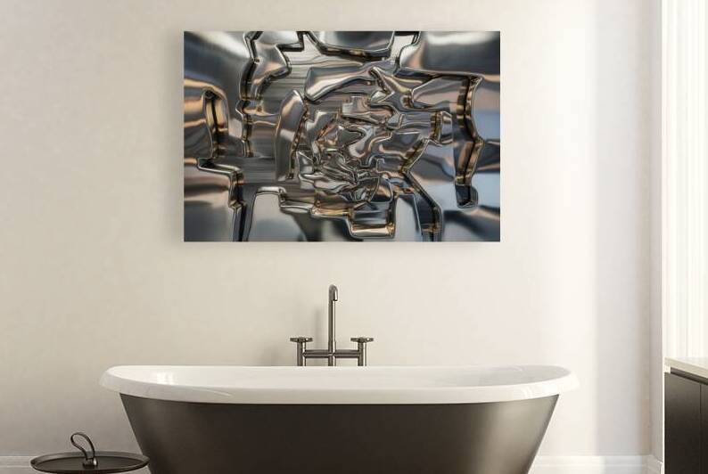A visually striking abstract image featuring a br by Raluca Ciobanu