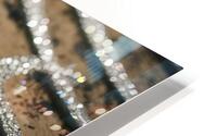sparkling silver glitter or sequins HD Metal print