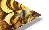richly textured gold background HD Metal print