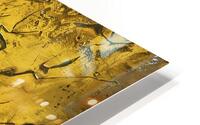 A captivating rustic artwork featuring a vibrant HD Metal print