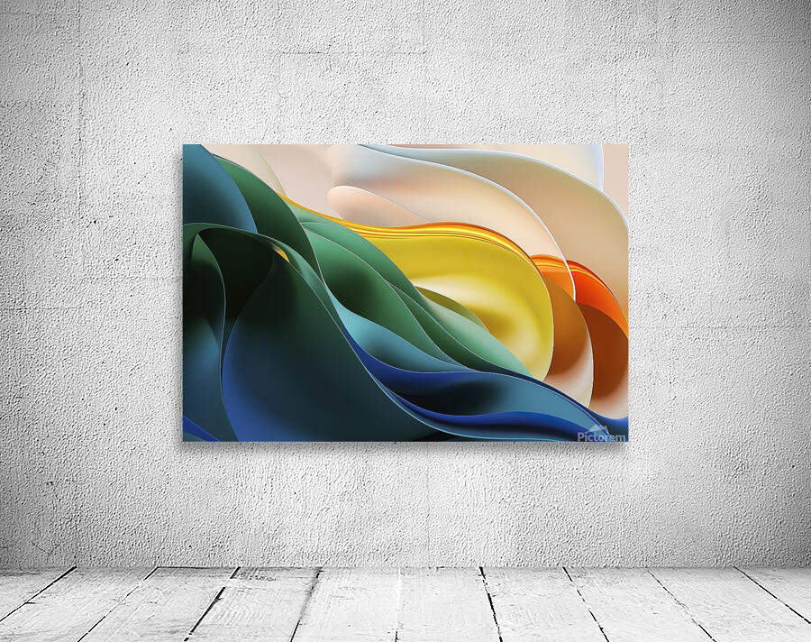 abstract artwork featuring a mesmerizing gradient Wall Preview