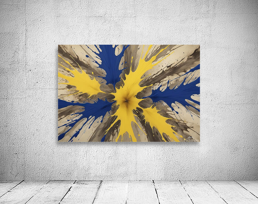 An explosive abstract masterpiece Wall Preview