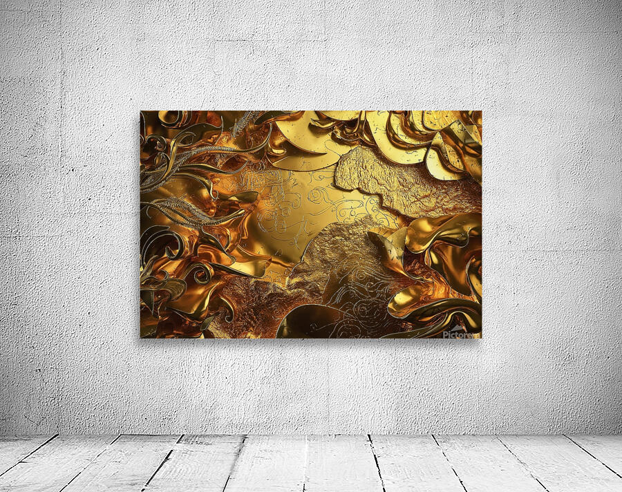 richly textured gold background Wall Preview
