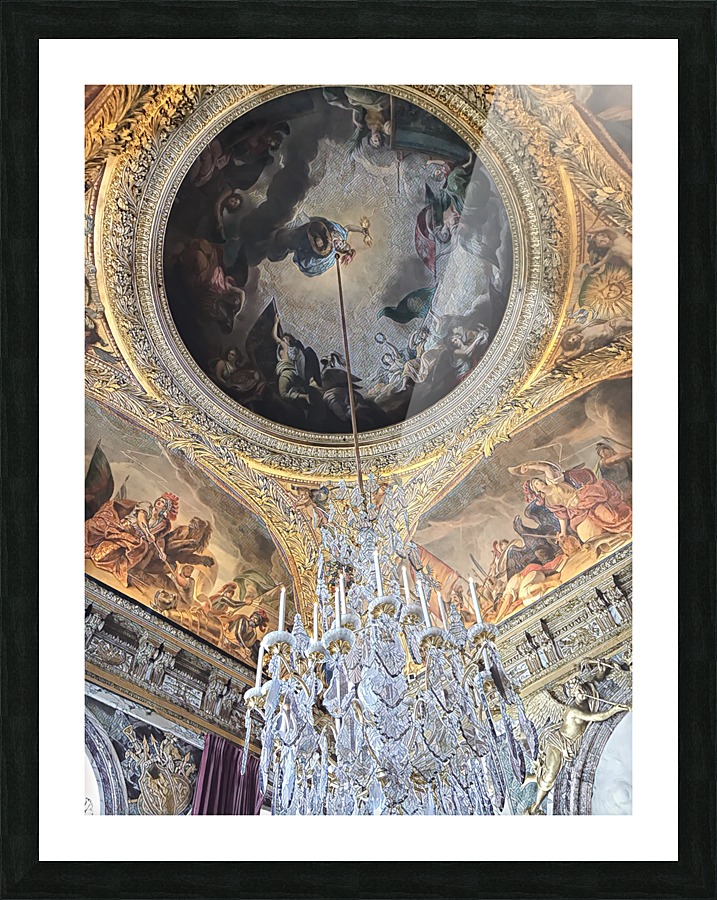 Versailles & Chandelier  Picture Frame print