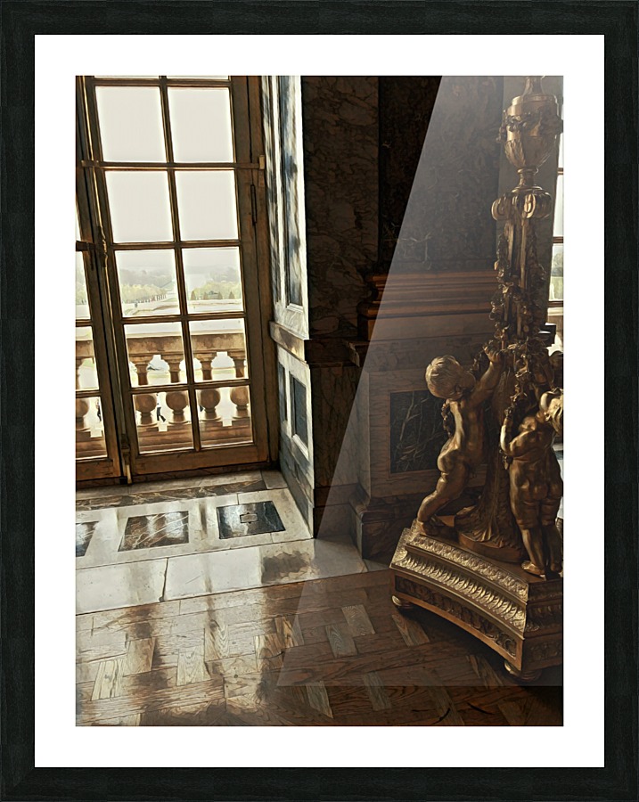 Versailles & Window Picture Frame print