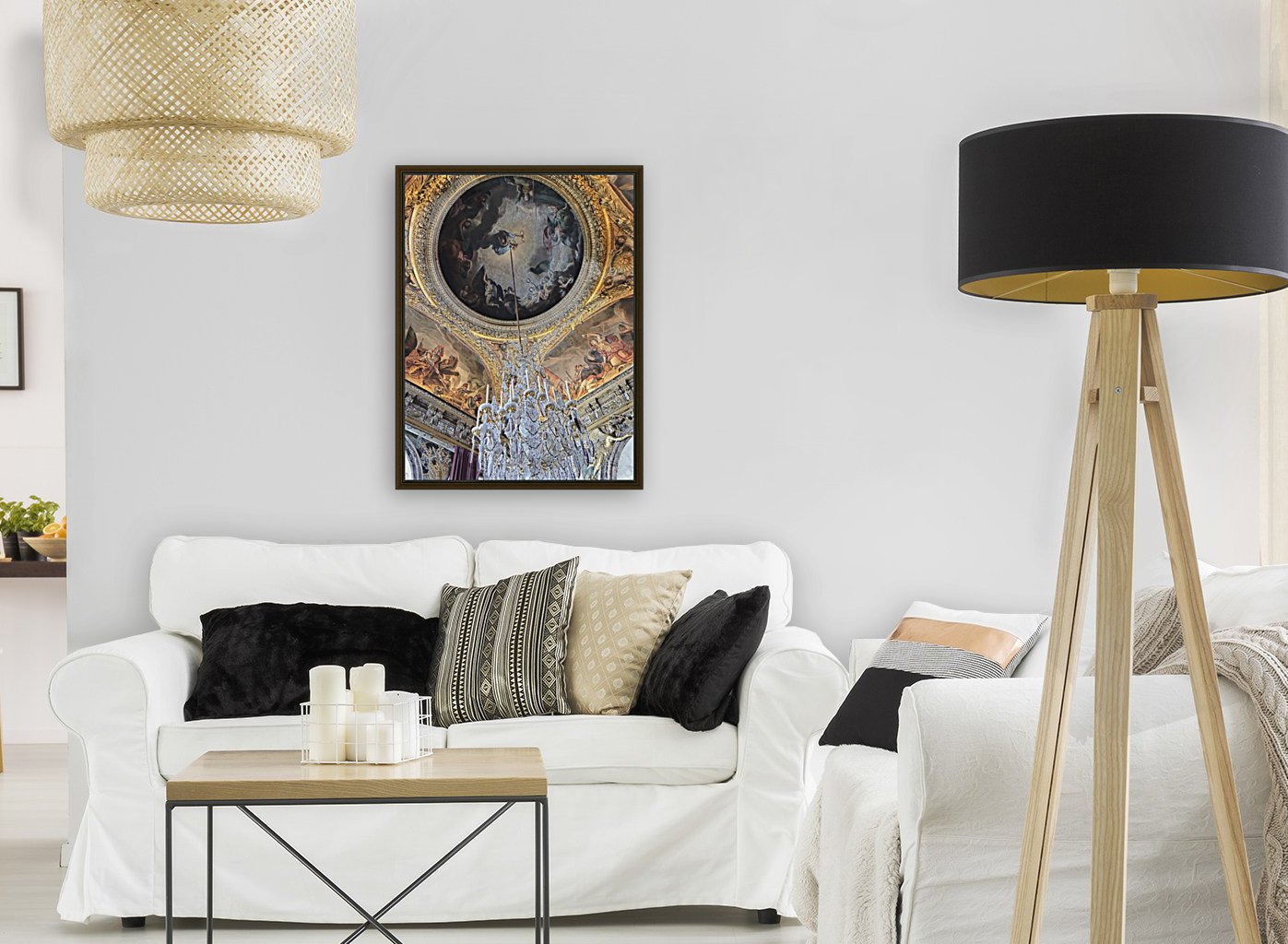 Versailles & Chandelier  Reproduction