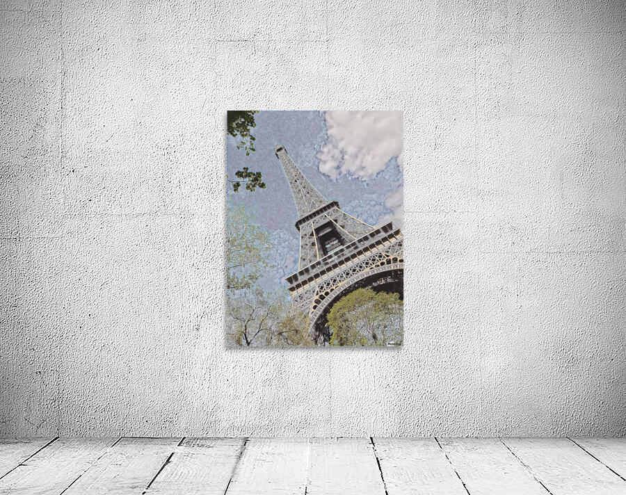 Cerulean & Eiffel Wall Preview