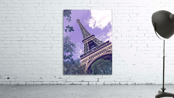 Lavender & Eiffel  Wall Preview