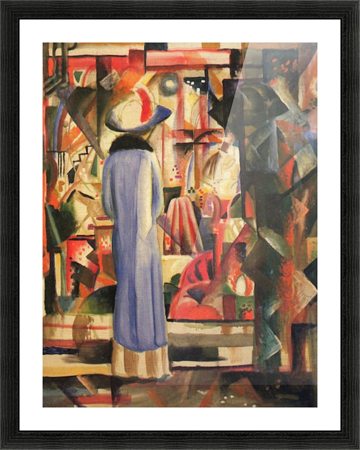 Large bright showcase Picture Frame print