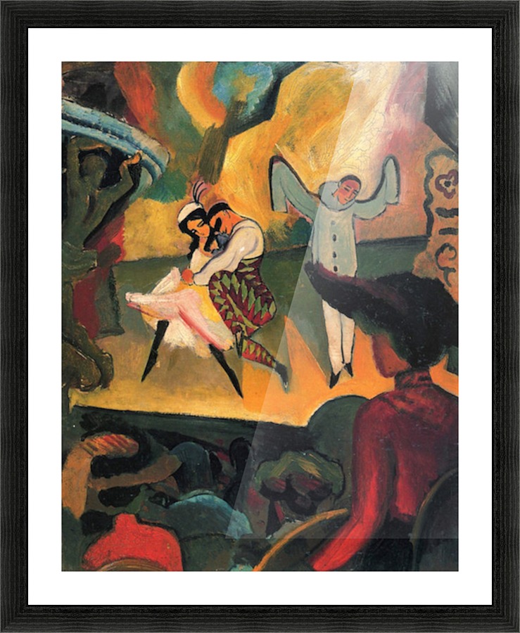 Russian ballet Picture Frame print